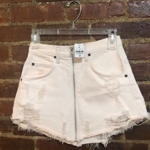 LF Carmar jean mini skirt
